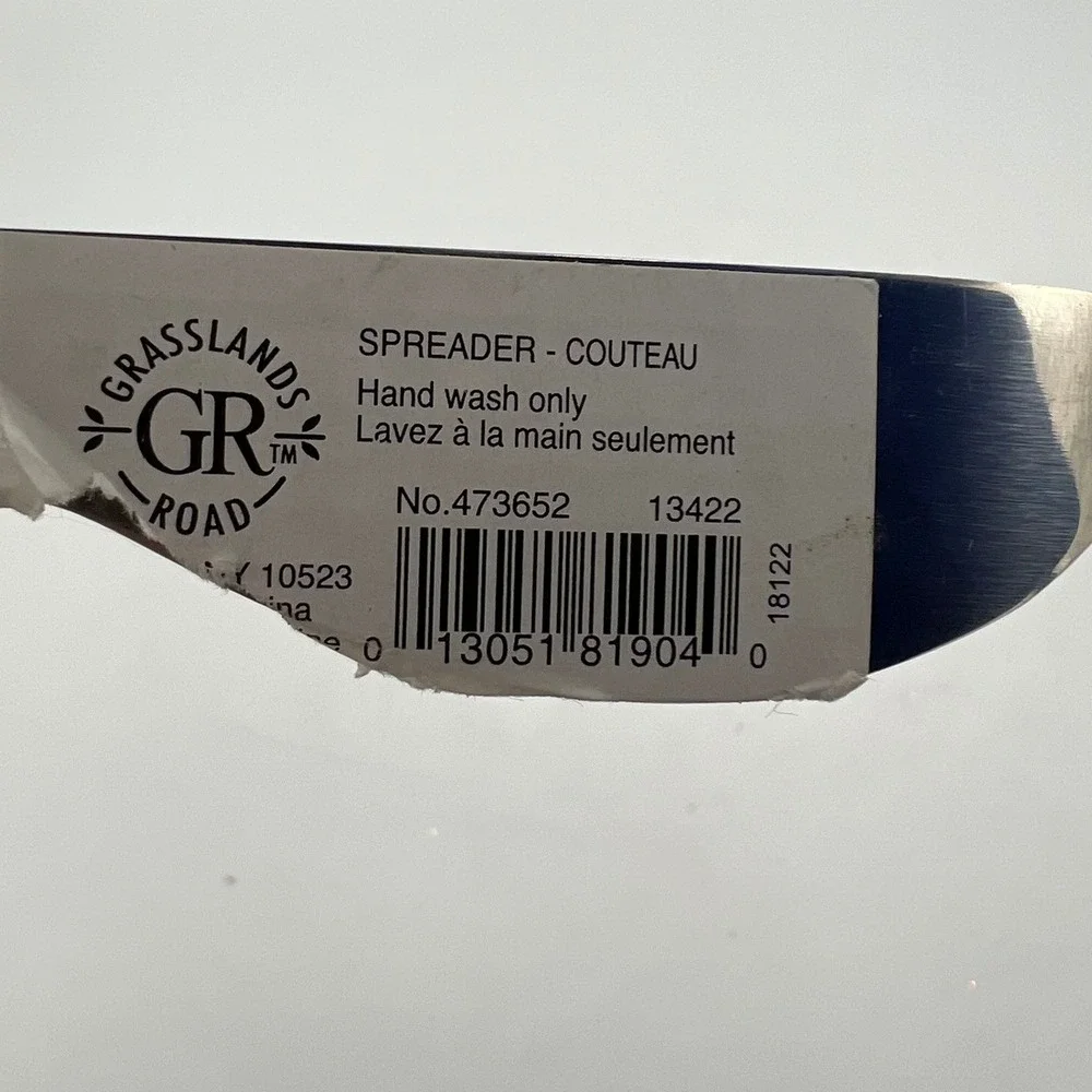 Grasslands Road Santa Cheese Spreader Red Brand New Holiday Ceramic
